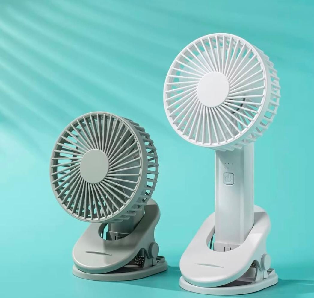 Portable USB Rechargeable Handheld Fan – Compact & Quiet Cooling for Home, Office, Travel