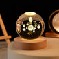 3D Galaxy LED Crystal Light Ball – Color-Changing Night Lamp with Remote Control