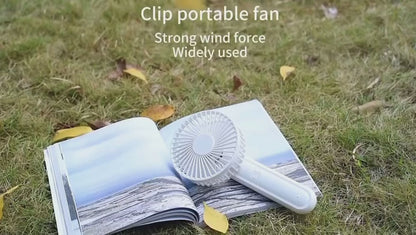 Portable USB Rechargeable Handheld Fan – Compact & Quiet Cooling for Home, Office, Travel

